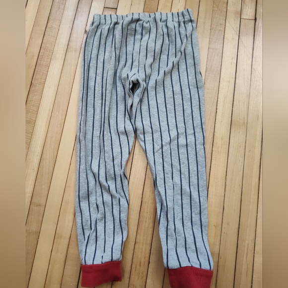 🔴5 /$10 Koala Kids Baseball Pinstripe Pajama Pants with Red Cuffs - Picture 2 of 3